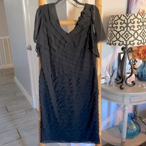 Alex Evenings Black Evening Dress SZ 16